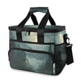 thumbnail image 1 of FORMRS Insulated Cooler Bag 24 Cans Capacity Soft Leakproof Lunch Box with Side Pockets, Forest House, 1 of 7