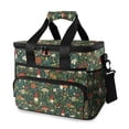thumbnail image 1 of FORMRS Insulated Cooler Bag 24 Cans Capacity Soft Leakproof Lunch Box with Side Pockets, Forest Mushroom Pattern, 1 of 7