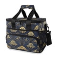 thumbnail image 1 of FORMRS Insulated Cooler Bag 24 Cans Capacity Soft Leakproof Lunch Box with Side Pockets, Gold Art Pattern, 1 of 7