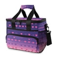 thumbnail image 1 of FORMRS Insulated Cooler Bag 24 Cans Capacity Soft Leakproof Lunch Box with Side Pockets, Gradient Love, 1 of 7