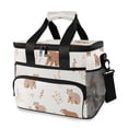 thumbnail image 1 of FORMRS Insulated Cooler Bag 24 Cans Capacity Soft Leakproof Lunch Box with Side Pockets, Gray Bears, 1 of 7