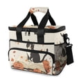 thumbnail image 1 of FORMRS Insulated Cooler Bag 24 Cans Capacity Soft Leakproof Lunch Box with Side Pockets, Gray Cartoon Halloween Cat, 1 of 7