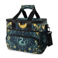 thumbnail image 1 of FORMRS Insulated Cooler Bag 24 Cans Capacity Soft Leakproof Lunch Box with Side Pockets, Green Dragon Flowers, 1 of 7