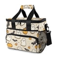 thumbnail image 1 of FORMRS Insulated Cooler Bag 24 Cans Capacity Soft Leakproof Lunch Box with Side Pockets, Halloween Cute Ghosts, 1 of 7