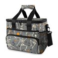 thumbnail image 1 of FORMRS Insulated Cooler Bag 24 Cans Capacity Soft Leakproof Lunch Box with Side Pockets, Halloween Dancing Skeleton, 1 of 7