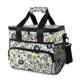 thumbnail image 1 of FORMRS Insulated Cooler Bag 24 Cans Capacity Soft Leakproof Lunch Box with Side Pockets, Light Floral, 1 of 7