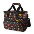 thumbnail image 1 of FORMRS Insulated Cooler Bag 24 Cans Capacity Soft Leakproof Lunch Box with Side Pockets, Moon Pattern, 1 of 7