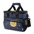 thumbnail image 1 of FORMRS Insulated Cooler Bag 24 Cans Capacity Soft Leakproof Lunch Box with Side Pockets, Orange Cat Planet, 1 of 7