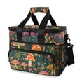 thumbnail image 1 of FORMRS Insulated Cooler Bag 24 Cans Capacity Soft Leakproof Lunch Box with Side Pockets, Orange Mushroom, 1 of 7