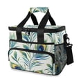 thumbnail image 1 of FORMRS Insulated Cooler Bag 24 Cans Capacity Soft Leakproof Lunch Box with Side Pockets, Peacock Feather, 1 of 7