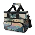 thumbnail image 1 of FORMRS Insulated Cooler Bag 24 Cans Capacity Soft Leakproof Lunch Box with Side Pockets, Pine Tree Rainbow, 1 of 7