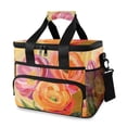 thumbnail image 1 of FORMRS Insulated Cooler Bag 24 Cans Capacity Soft Leakproof Lunch Box with Side Pockets, Pink Abstract Floral, 1 of 7