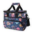 thumbnail image 1 of FORMRS Insulated Cooler Bag 24 Cans Capacity Soft Leakproof Lunch Box with Side Pockets, Pink Jellyfish, 1 of 7