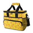 thumbnail image 1 of FORMRS Insulated Cooler Bag 24 Cans Capacity Soft Leakproof Lunch Box with Side Pockets, Pink White Stars, 1 of 7