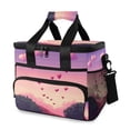 thumbnail image 1 of FORMRS Insulated Cooler Bag 24 Cans Capacity Soft Leakproof Lunch Box with Side Pockets, Pixel Floating Hearts, 1 of 7