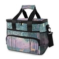 thumbnail image 1 of FORMRS Insulated Cooler Bag 24 Cans Capacity Soft Leakproof Lunch Box with Side Pockets, Purple Forest Scene, 1 of 7