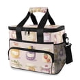 thumbnail image 1 of FORMRS Insulated Cooler Bag 24 Cans Capacity Soft Leakproof Lunch Box with Side Pockets, Purple Jam Jars, 1 of 7