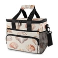 thumbnail image 1 of FORMRS Insulated Cooler Bag 24 Cans Capacity Soft Leakproof Lunch Box with Side Pockets, Purple Seashell, 1 of 7