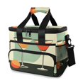 thumbnail image 1 of FORMRS Insulated Cooler Bag 24 Cans Capacity Soft Leakproof Lunch Box with Side Pockets, Red Glasses, 1 of 7