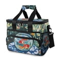 thumbnail image 1 of FORMRS Insulated Cooler Bag 24 Cans Capacity Soft Leakproof Lunch Box with Side Pockets, Red Goldfish, 1 of 7