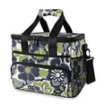 thumbnail image 1 of FORMRS Insulated Cooler Bag 24 Cans Capacity Soft Leakproof Lunch Box with Side Pockets, Retro Floral Pattern, 1 of 7