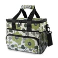thumbnail image 1 of FORMRS Insulated Cooler Bag 24 Cans Capacity Soft Leakproof Lunch Box with Side Pockets, Retro Flower Print, 1 of 7