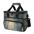 thumbnail image 1 of FORMRS Insulated Cooler Bag 24 Cans Capacity Soft Leakproof Lunch Box with Side Pockets, Retro Forest, 1 of 7