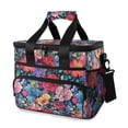 thumbnail image 1 of FORMRS Insulated Cooler Bag 24 Cans Capacity Soft Leakproof Lunch Box with Side Pockets, Serene Floral Pattern, 1 of 7