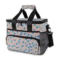 thumbnail image 1 of FORMRS Insulated Cooler Bag 24 Cans Capacity Soft Leakproof Lunch Box with Side Pockets, Small Pink Flower, 1 of 7