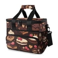 thumbnail image 1 of FORMRS Insulated Cooler Bag 24 Cans Capacity Soft Leakproof Lunch Box with Side Pockets, Sweet Cakes, 1 of 7