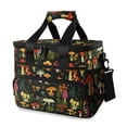 thumbnail image 1 of FORMRS Insulated Cooler Bag 24 Cans Capacity Soft Leakproof Lunch Box with Side Pockets, Various Mushrooms Pattern, 1 of 7