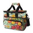 thumbnail image 1 of FORMRS Insulated Cooler Bag 24 Cans Capacity Soft Leakproof Lunch Box with Side Pockets, Vibrant Tomatoes, 1 of 7