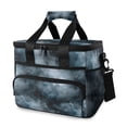 thumbnail image 1 of FORMRS Insulated Cooler Bag 24 Cans Capacity Soft Leakproof Lunch Box with Side Pockets, Watercolor Sky Pattern, 1 of 7