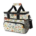 thumbnail image 1 of FORMRS Insulated Cooler Bag 24 Cans Capacity Soft Leakproof Lunch Box with Side Pockets, Watercolor Wildflowers Pattern, 1 of 7