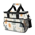 thumbnail image 1 of FORMRS Insulated Cooler Bag 24 Cans Capacity Soft Leakproof Lunch Box with Side Pockets, Whimsical Rabbits, 1 of 7