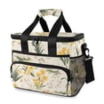 thumbnail image 1 of FORMRS Insulated Cooler Bag 24 Cans Capacity Soft Leakproof Lunch Box with Side Pockets, White Rabbits, 1 of 7