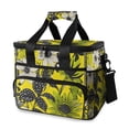 thumbnail image 1 of FORMRS Insulated Cooler Bag 24 Cans Capacity Soft Leakproof Lunch Box with Side Pockets, Yellow Flowers, 1 of 7
