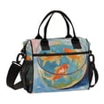 thumbnail image 1 of FORMRS Insulated Lunch Bag for Work School Unisex Large Capacity Cooler with Shoulder Strap, Art Goldfish, 1 of 6
