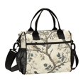 thumbnail image 1 of FORMRS Insulated Lunch Bag Unisex Large Capacity with Shoulder Strap, Beige Birds, 1 of 6