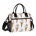 thumbnail image 1 of FORMRS Insulated Lunch Bag Unisex Large Capacity with Shoulder Strap, Cartoon Ice Cream Pattern, 1 of 6