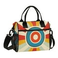 thumbnail image 1 of FORMRS Insulated Lunch Bag for Work School Unisex Large Capacity Cooler with Shoulder Strap, Colorful Circles, 1 of 6