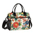 thumbnail image 1 of FORMRS Insulated Lunch Bag Unisex Large Capacity with Shoulder Strap, Colorful Flowers Pattern, 1 of 6