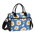 thumbnail image 1 of FORMRS Insulated Lunch Bag Unisex Large Capacity with Shoulder Strap, Cute Fried Eggs, 1 of 6