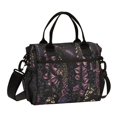 thumbnail image 1 of FORMRS Insulated Lunch Bag Unisex Large Capacity with Shoulder Strap, Dark Gothic Floral, 1 of 6