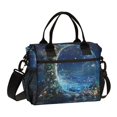 thumbnail image 1 of FORMRS Insulated Lunch Bag for Work School Unisex Large Capacity Cooler with Shoulder Strap, Floral Occean, 1 of 6