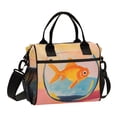 thumbnail image 1 of FORMRS Insulated Lunch Bag for Work School Unisex Large Capacity Cooler with Shoulder Strap, Goldfish, 1 of 6