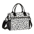 thumbnail image 1 of FORMRS Insulated Lunch Bag for Work School Unisex Large Capacity Cooler with Shoulder Strap, Grey Leopard Pattern, 1 of 6