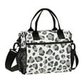 thumbnail image 1 of FORMRS Insulated Lunch Bag for Work School Unisex Large Capacity Cooler with Shoulder Strap, Grey Leopard Pattern, 1 of 6