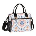 thumbnail image 1 of FORMRS Insulated Lunch Bag Unisex Large Capacity with Shoulder Strap, Pink Mosaic Pattern, 1 of 6