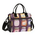 thumbnail image 1 of FORMRS Insulated Lunch Bag Unisex Large Capacity with Shoulder Strap, Purple Jam, 1 of 6